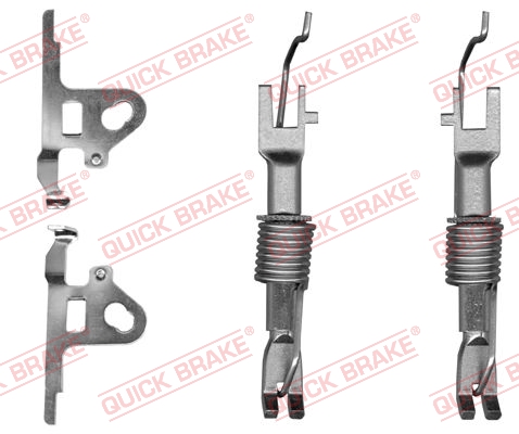 Adjuster Set, drum brake - 108 53 011 QUICK BRAKE